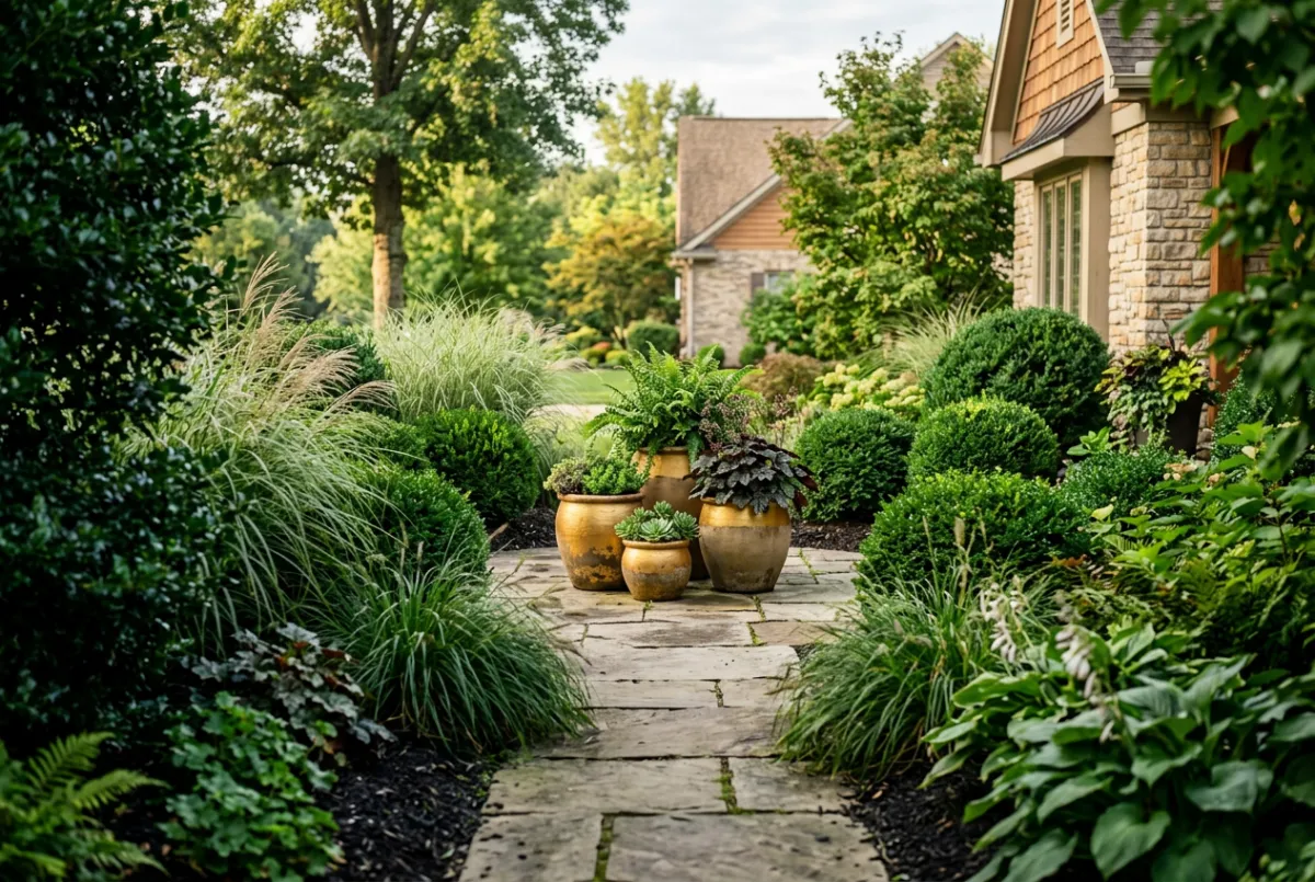 Custom architectural landscaping and planting design