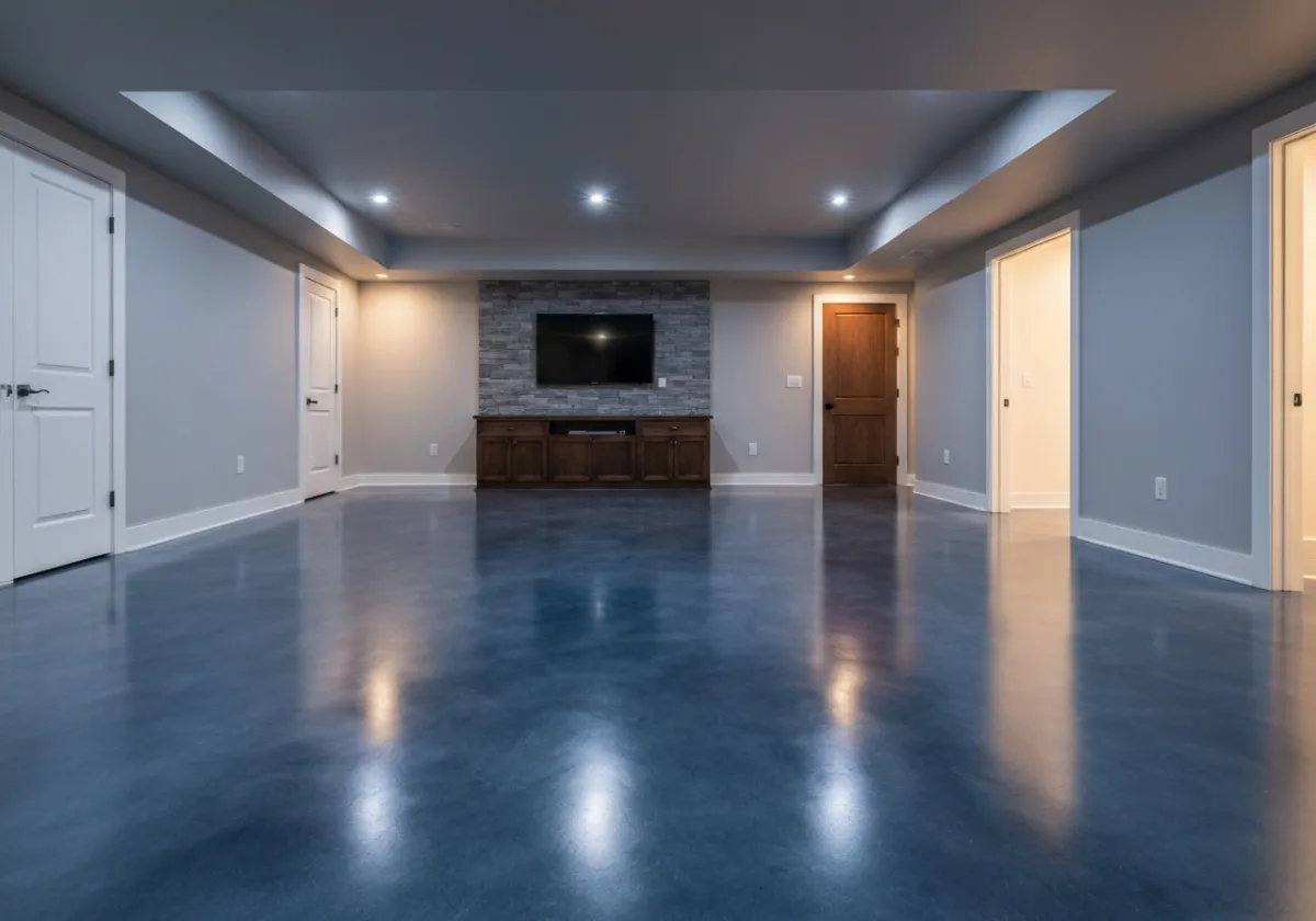 Basement Epoxy Flooring service area
