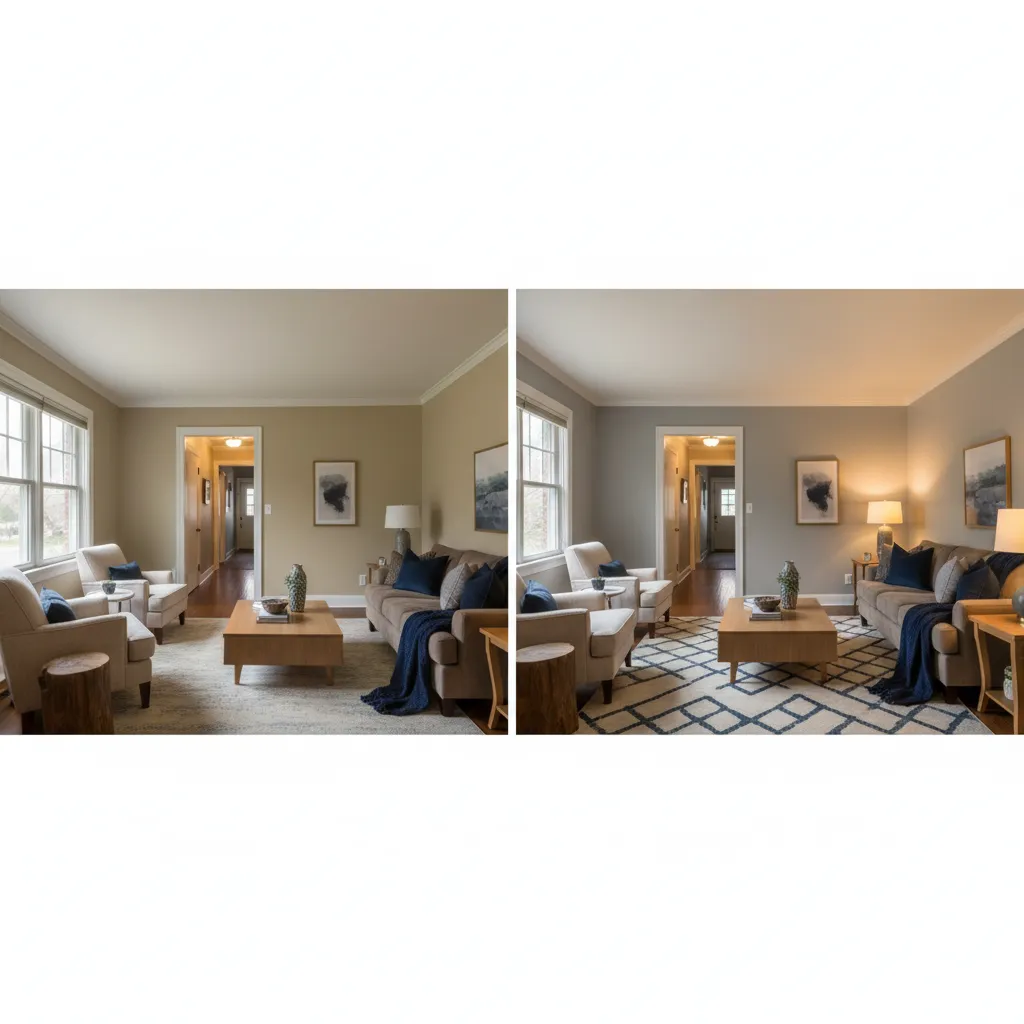 Before/After Whole-home interior — Jeffersontown, KY