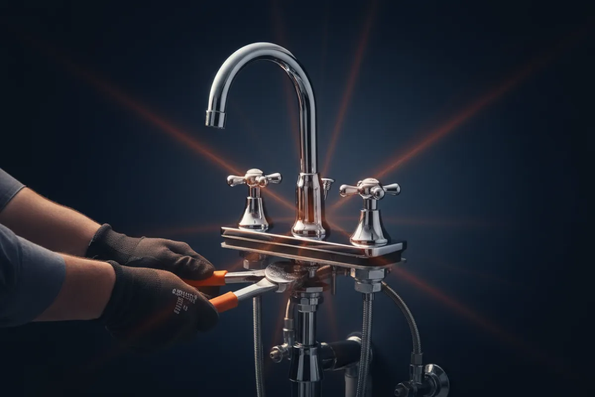 Upgrading bathroom plumbing fixtures