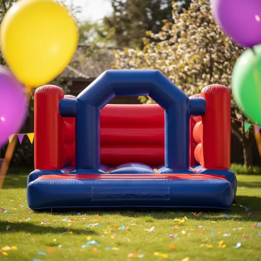 Clean inflatable ready for party