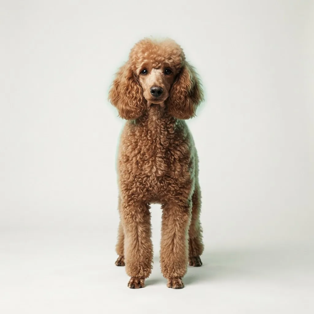 Studio dog portrait placeholder 8 - Upload Poodle studio portrait with crisp clarity