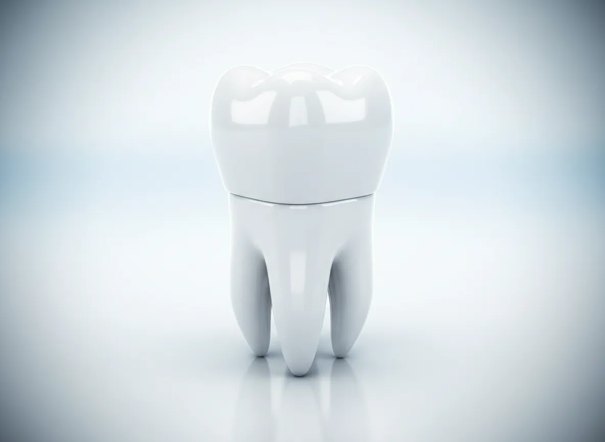 Dental crown 3D model