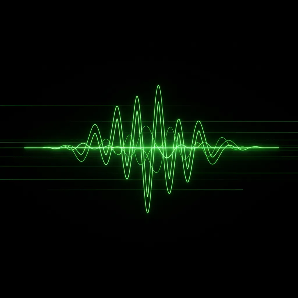 Green-tinted emotional resonance wave scanner.