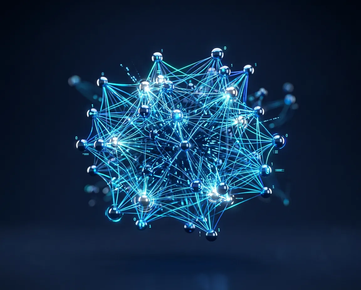 3D neural data node network mapping active buyer intent signals