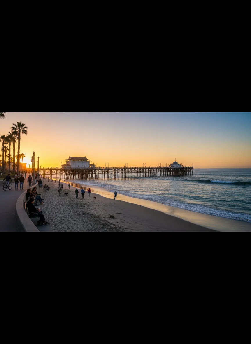 Oceanside Pier and coastal lifestyle