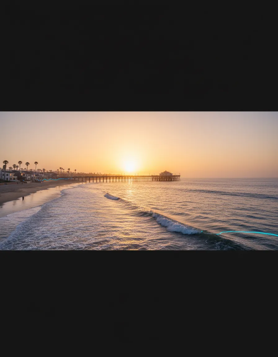 Oceanside CA pier and coastline representing local market expertise