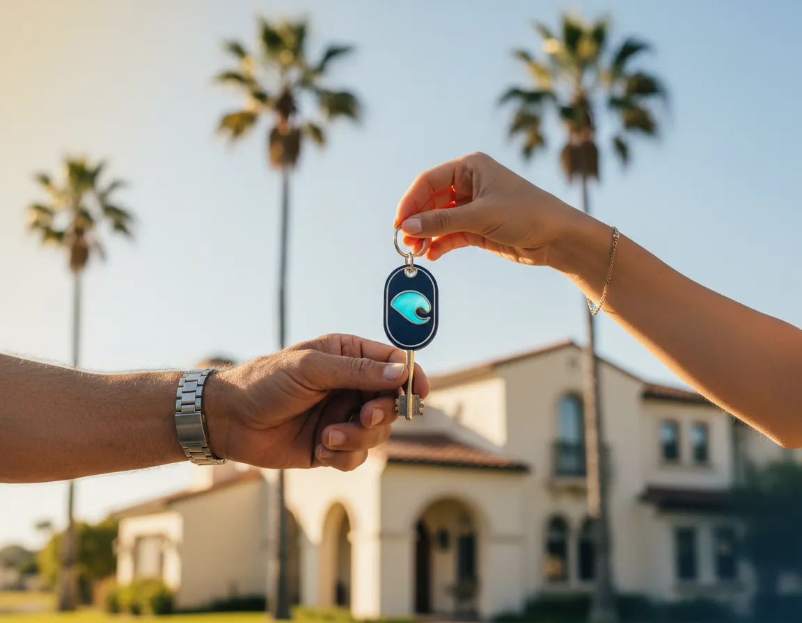 Keys to a new Carlsbad home, representing fast real estate closings