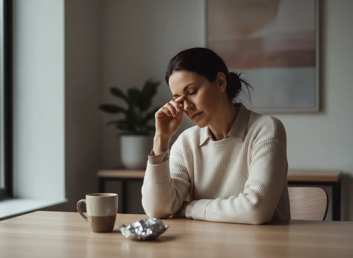 [Image placeholder: symptoms / daily fatigue and cravings]