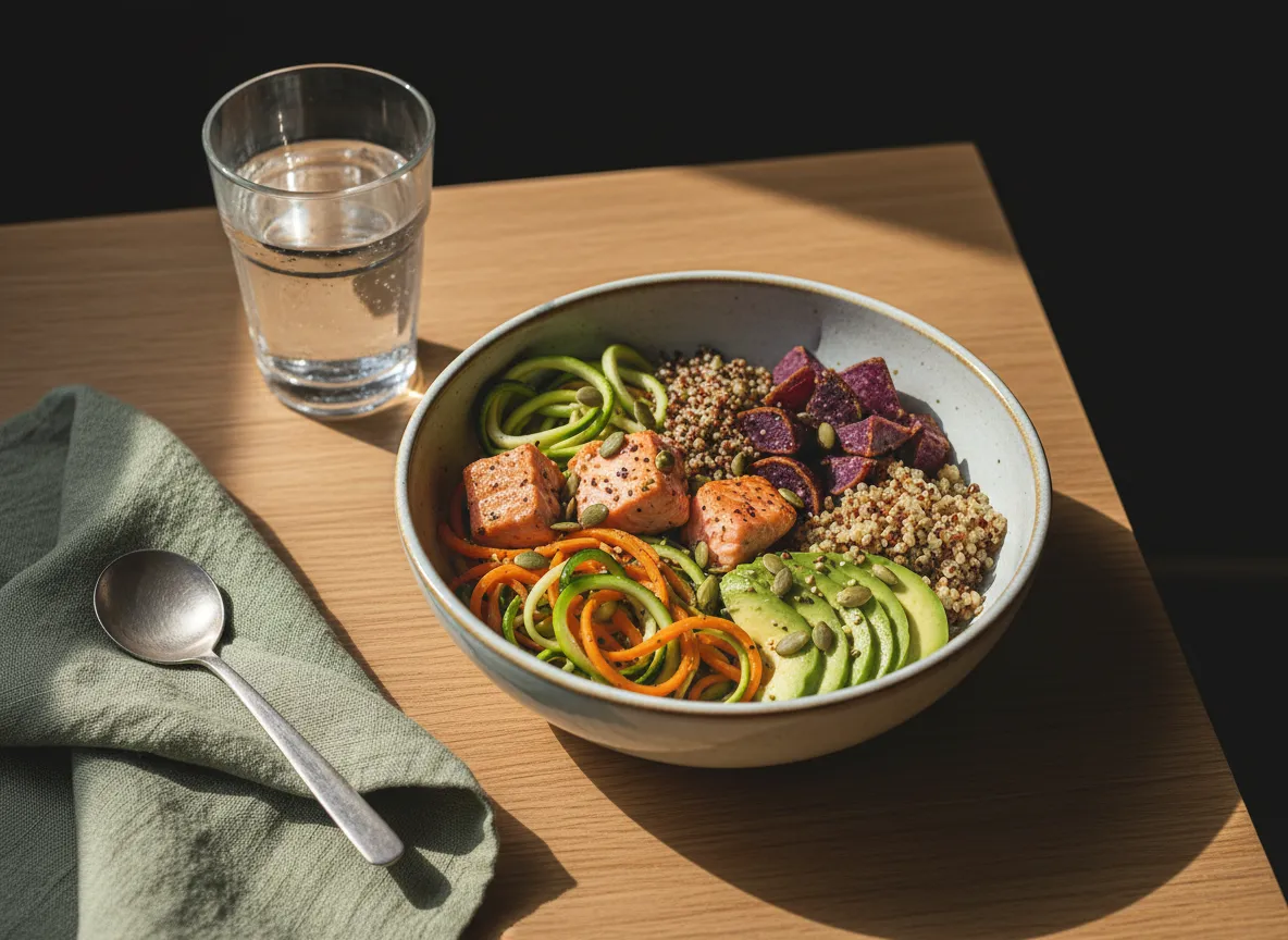 [Image placeholder: balanced meal / blood sugar support]