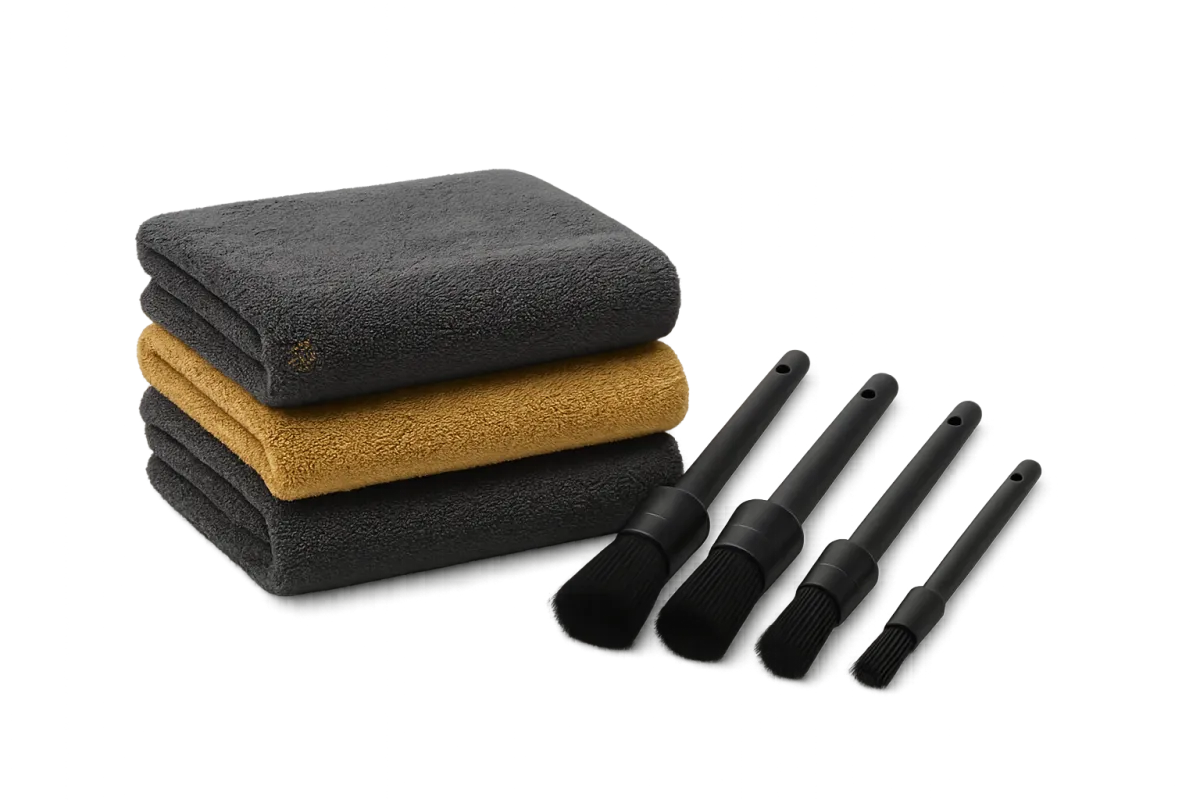 Towels and Brushes