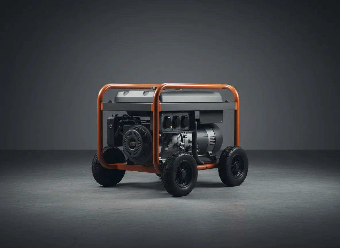 Portable industrial generator rental