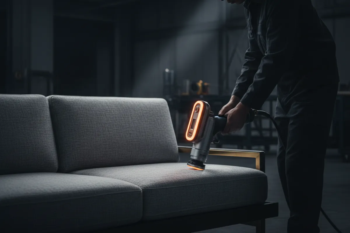 Upholstery cleaning service