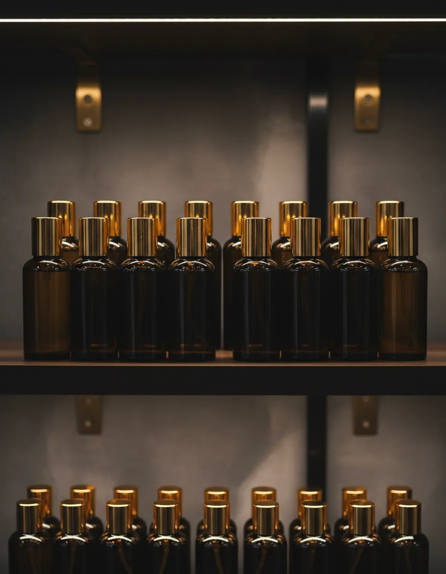 Luxury fragrance retail display for wholesale partners