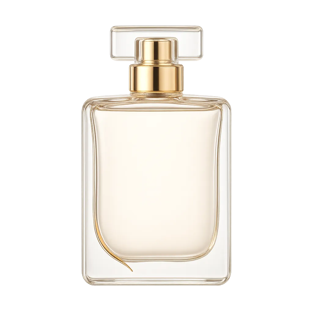 Luminous and elegant women's fragrance bottle showcasing premium impressions