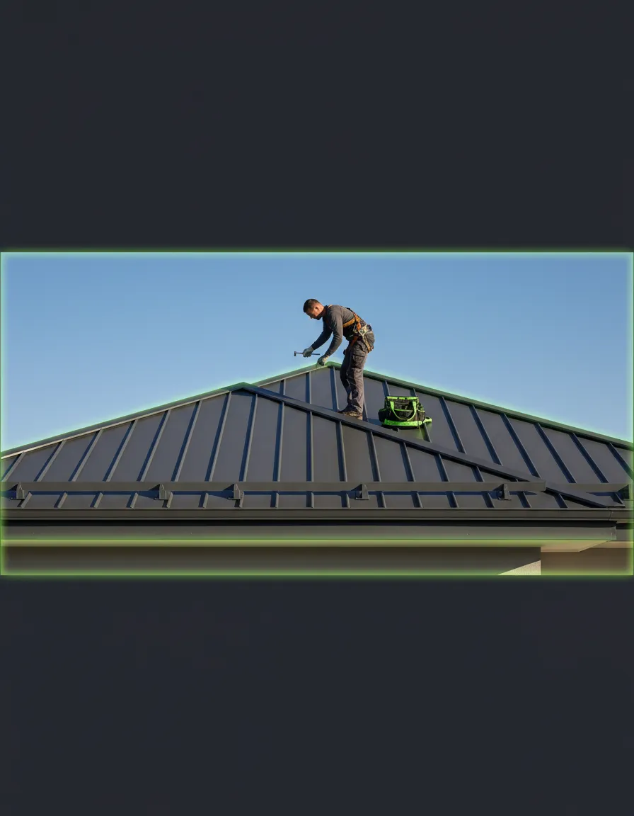 Professional roofing project demonstrating high-quality work