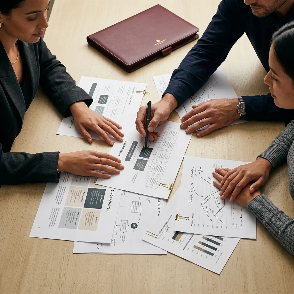 Strategic growth planning consultation session with executive leadership