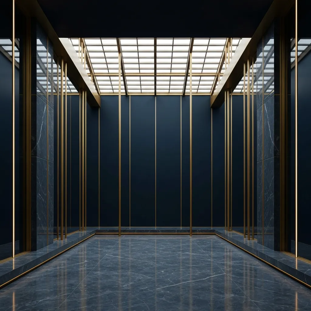 Abstract institutional glass building and solar architecture representing Magniva Capital Partners
