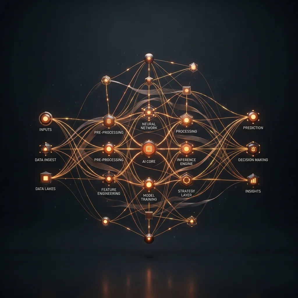 AI Workflow Visualization node cluster network