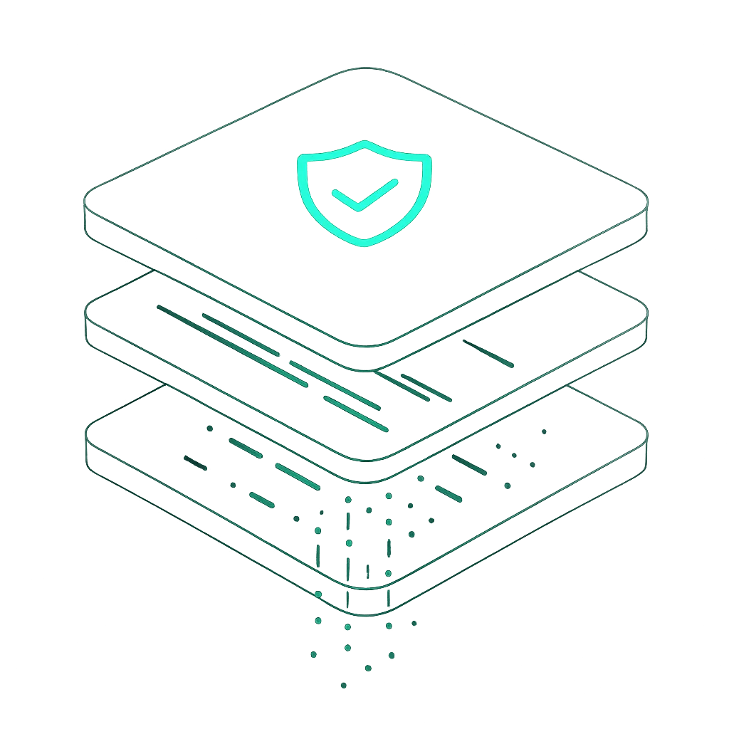 Risk neutralization layer visualization