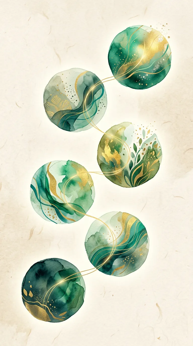 Abstract representation of the six-month transformation journey