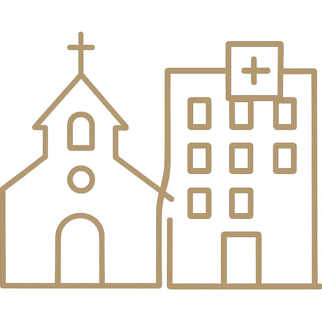 Special-purpose properties icon (church and supportive housing)