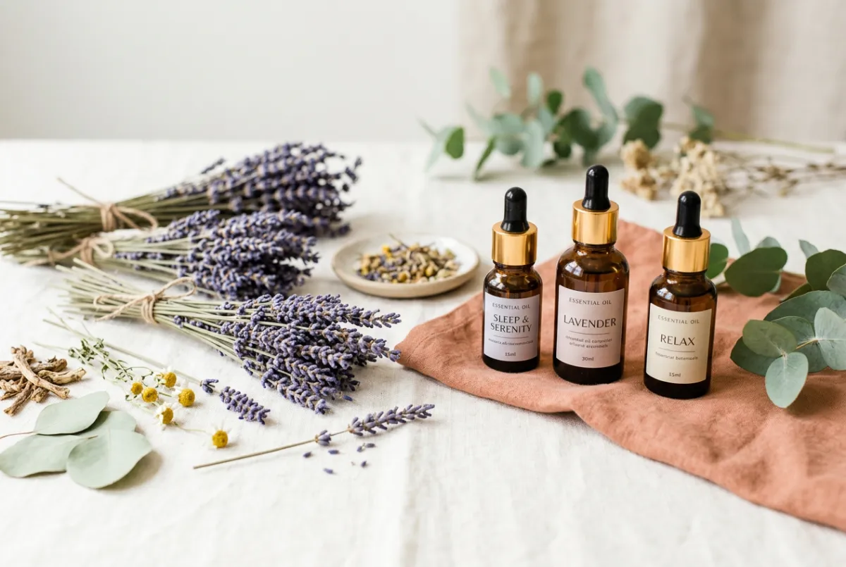 Huiles essentielles et plantes apaisantes pour le stress et le sommeil