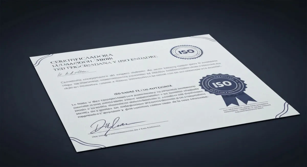 ISO 9001 Certification Badge