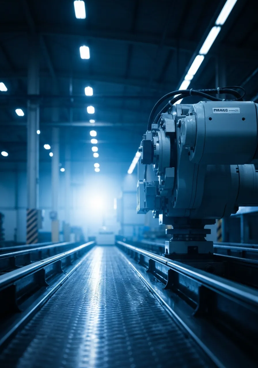 Tecnología automatizada en la planta de manufactura