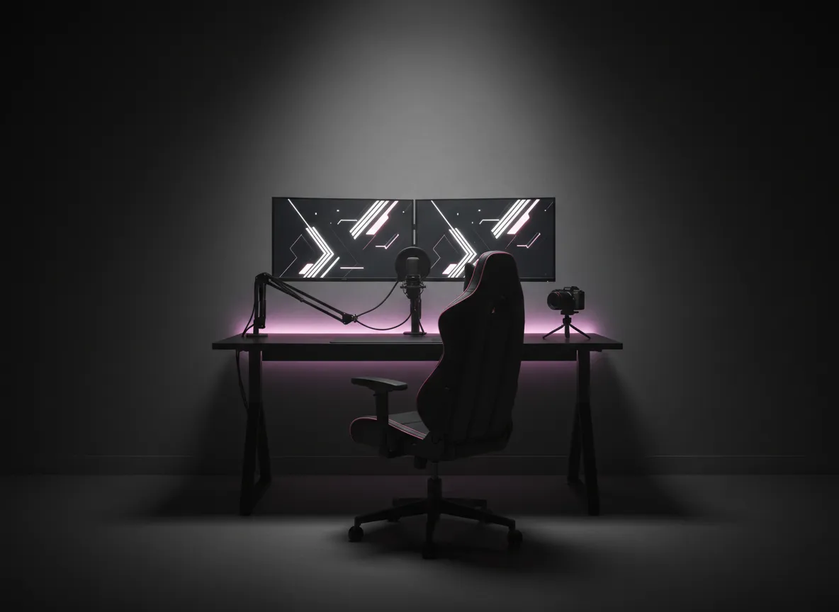 Elizabeth gaming and streaming setup