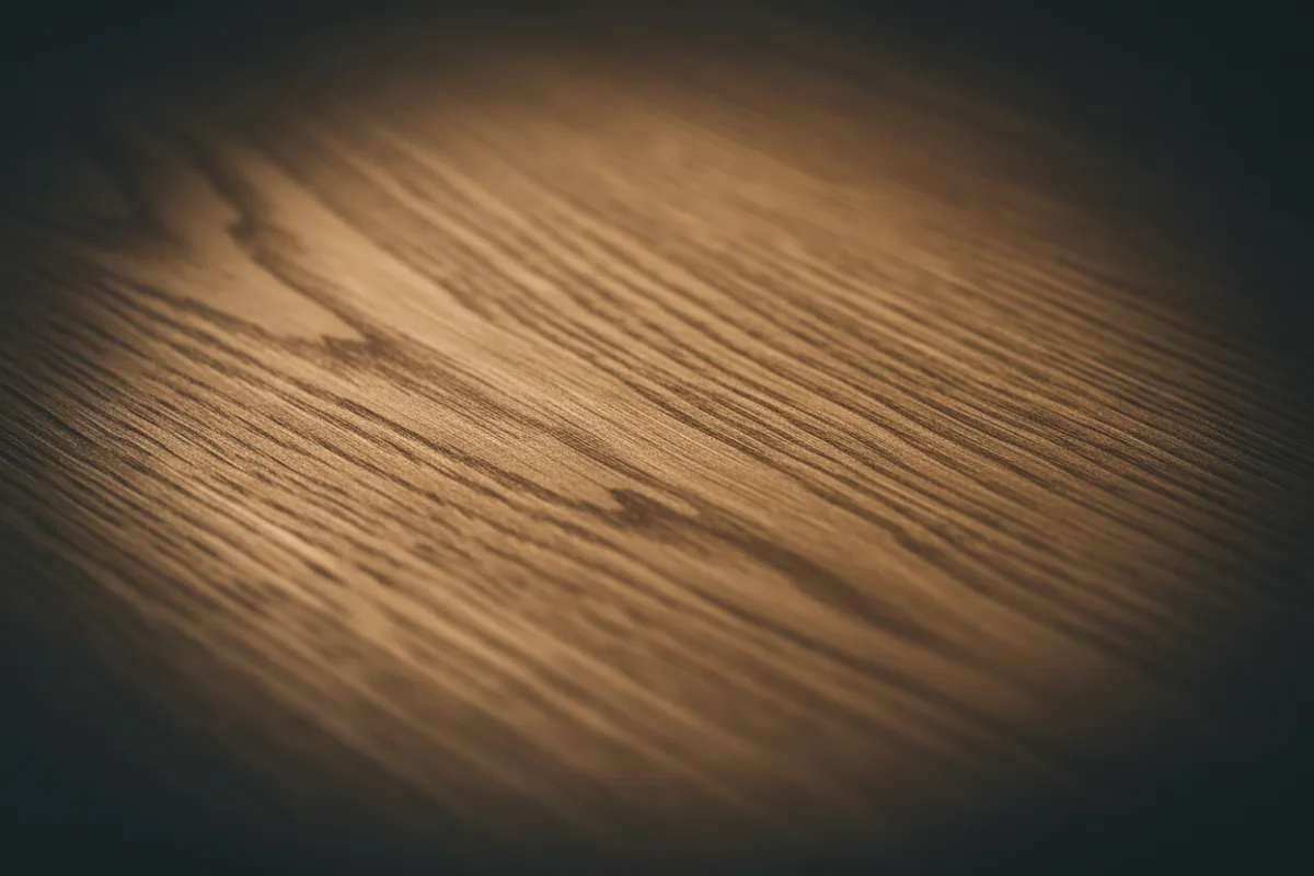 Macro-shot of rich wood grain texture