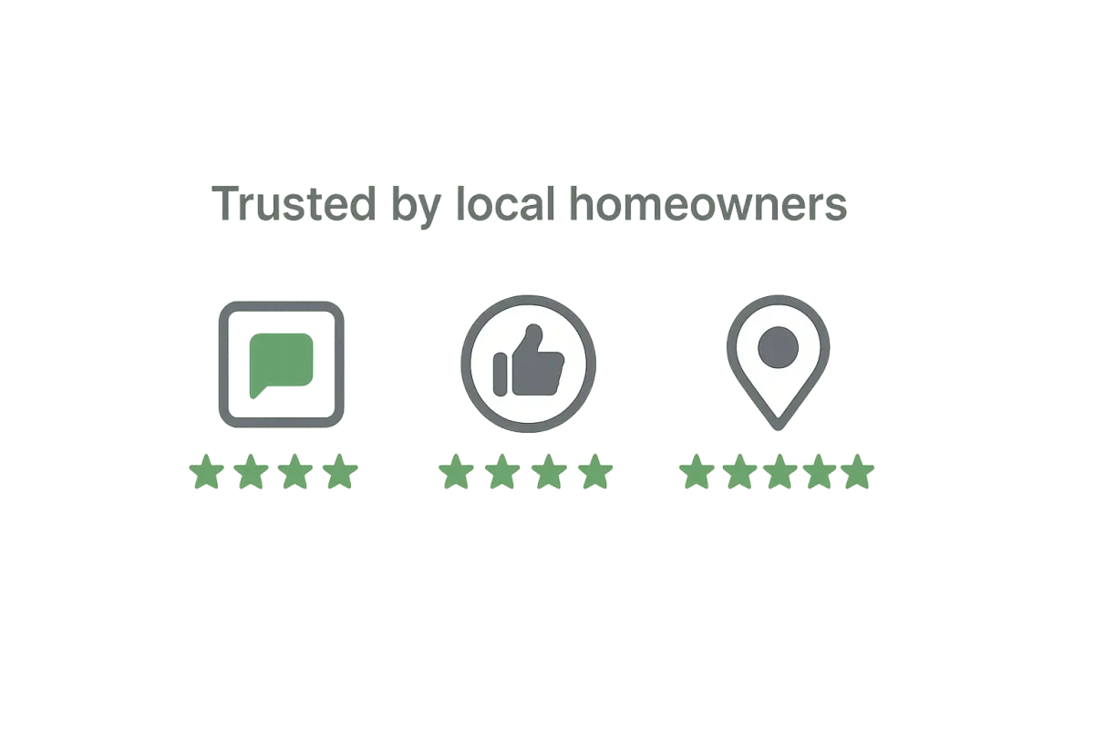 Trusted by local homeowners