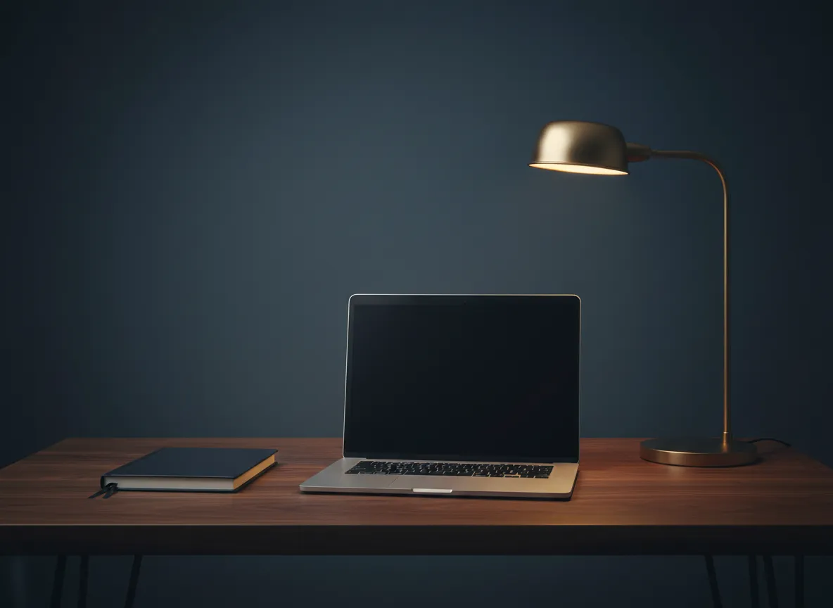 Solo entrepreneur working efficiently from a home office