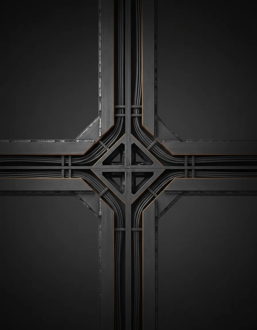 Desaturated architectural structure detail representing the Temporal Read structural diagnostic