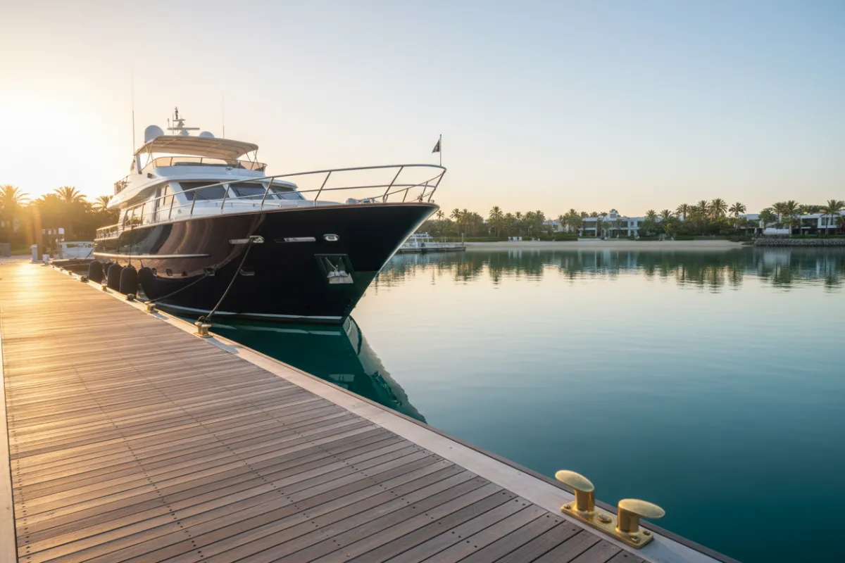 Boat at dock