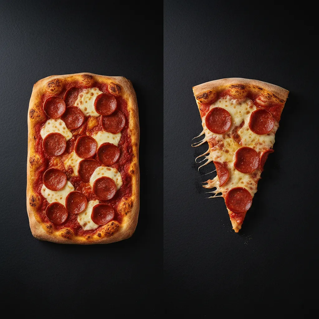 Sicilian vs NY style pizza comparison — Bert's Pizzeria West Hartford CT