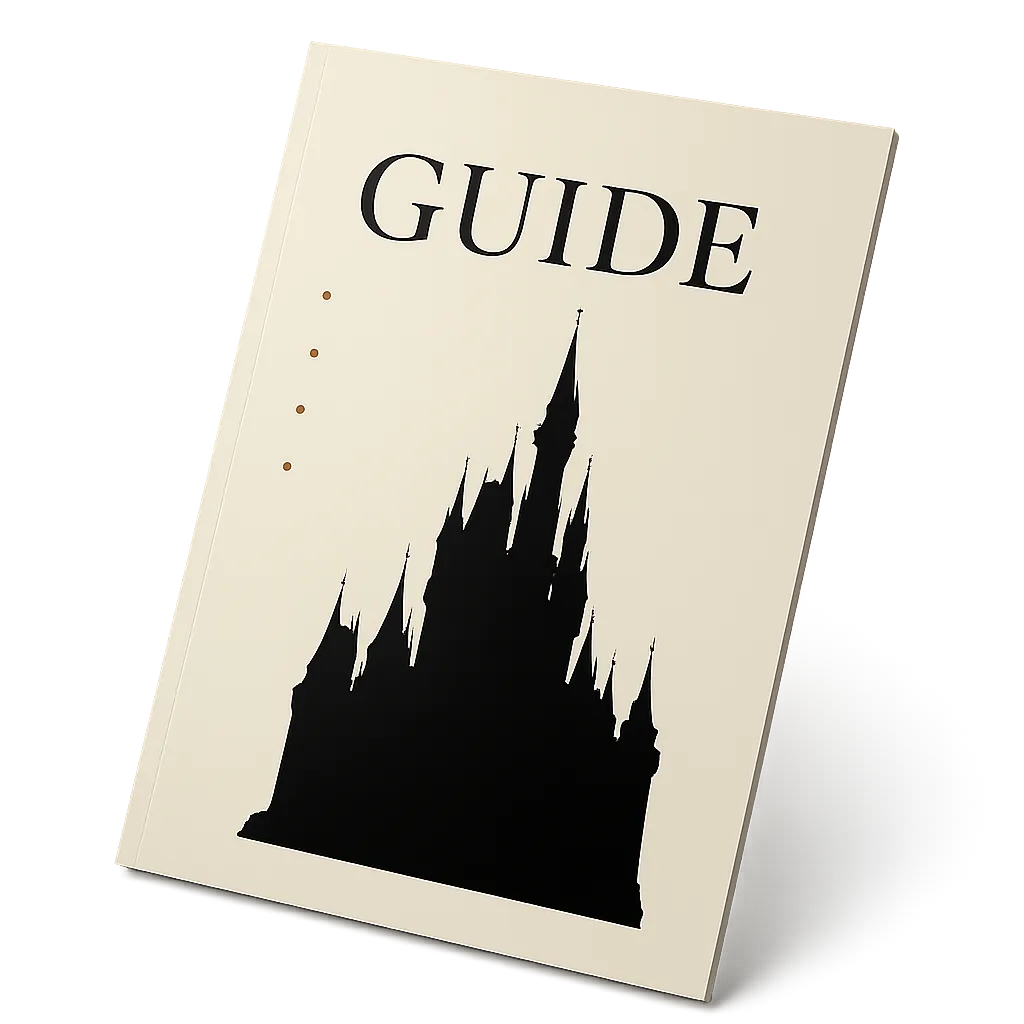 Premium Disneyland Itinerary Guide Mockup