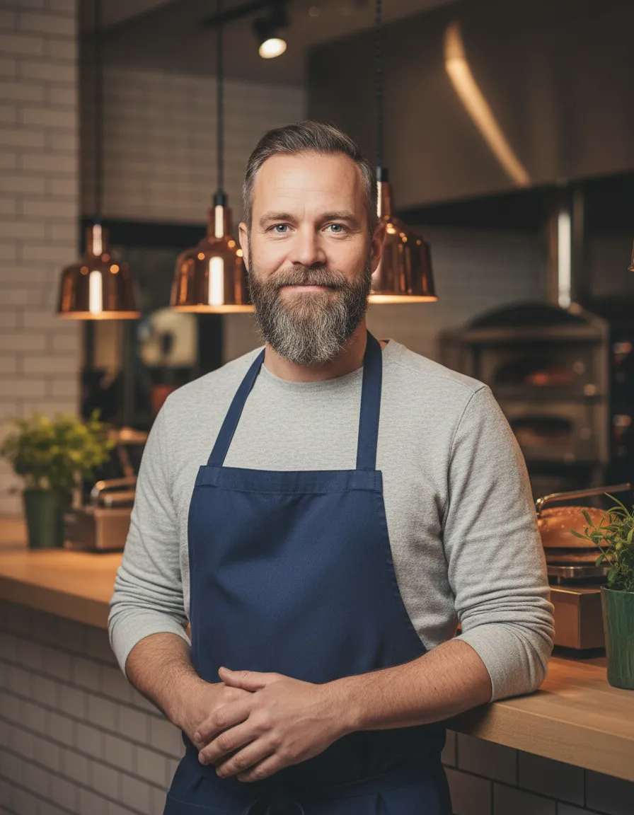 Portrait of food mentor Eivind Rygg from Norway