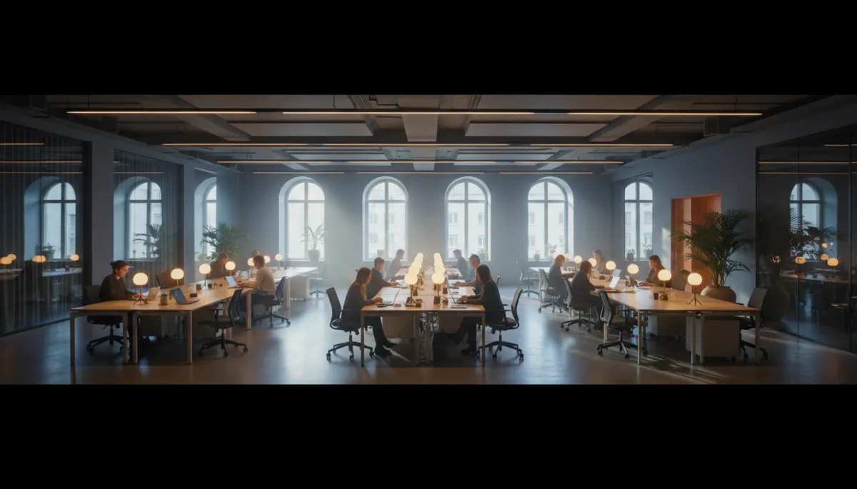 Moderne arbeidsmiljø og kontorlandskap