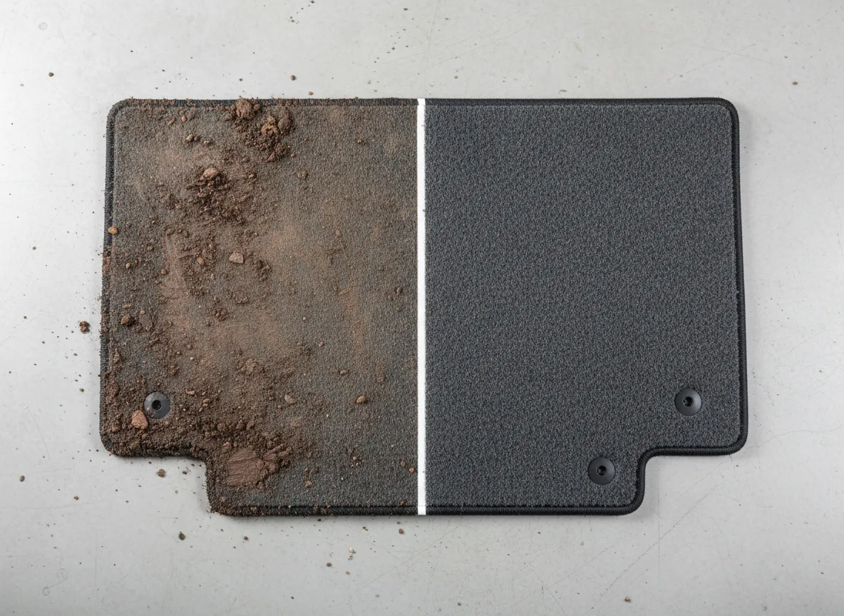 Mobile car valet Nottingham - before after results