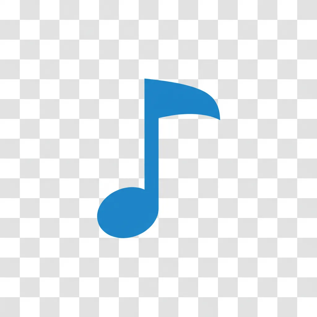 Flat minimalist music symbol icon in #0039FF, 1:1 SVG, transparent background