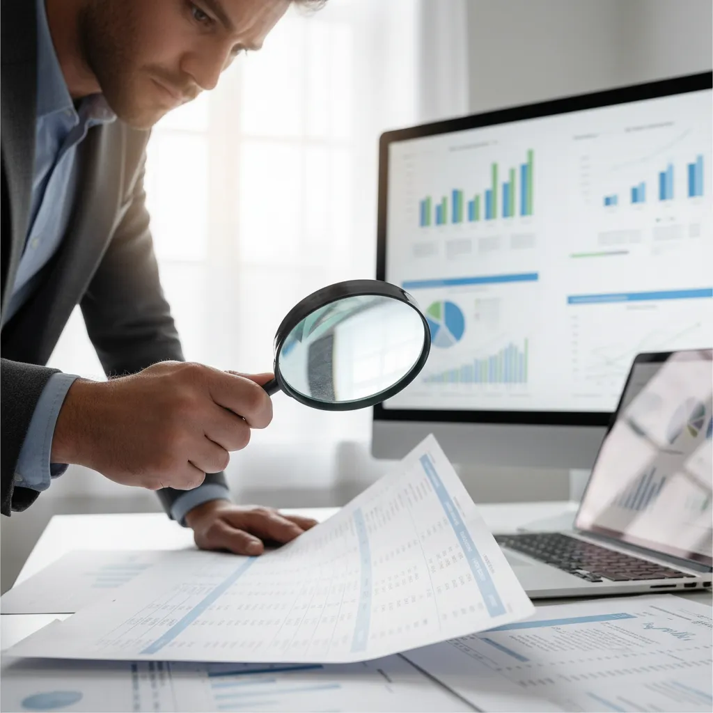A professional advocate in business attire sits across from a client, both reviewing documents in a modern office. The advocate gestures reassuringly, while the client looks relieved and hopeful. The office features soft blue accents and large windows, emphasizing a trustworthy and approachable environment.