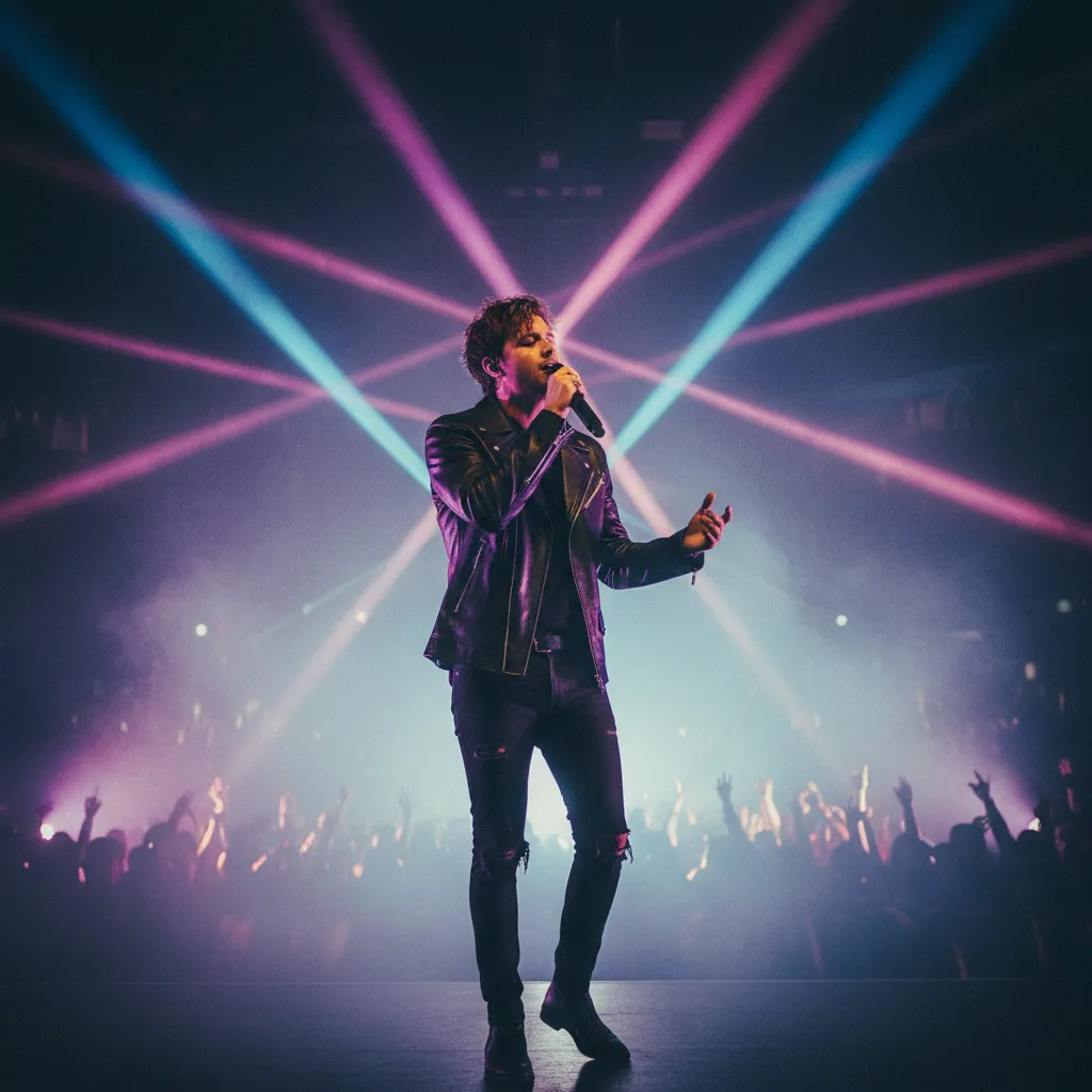 Live performance shot of Jaxon Rift Hale on stage