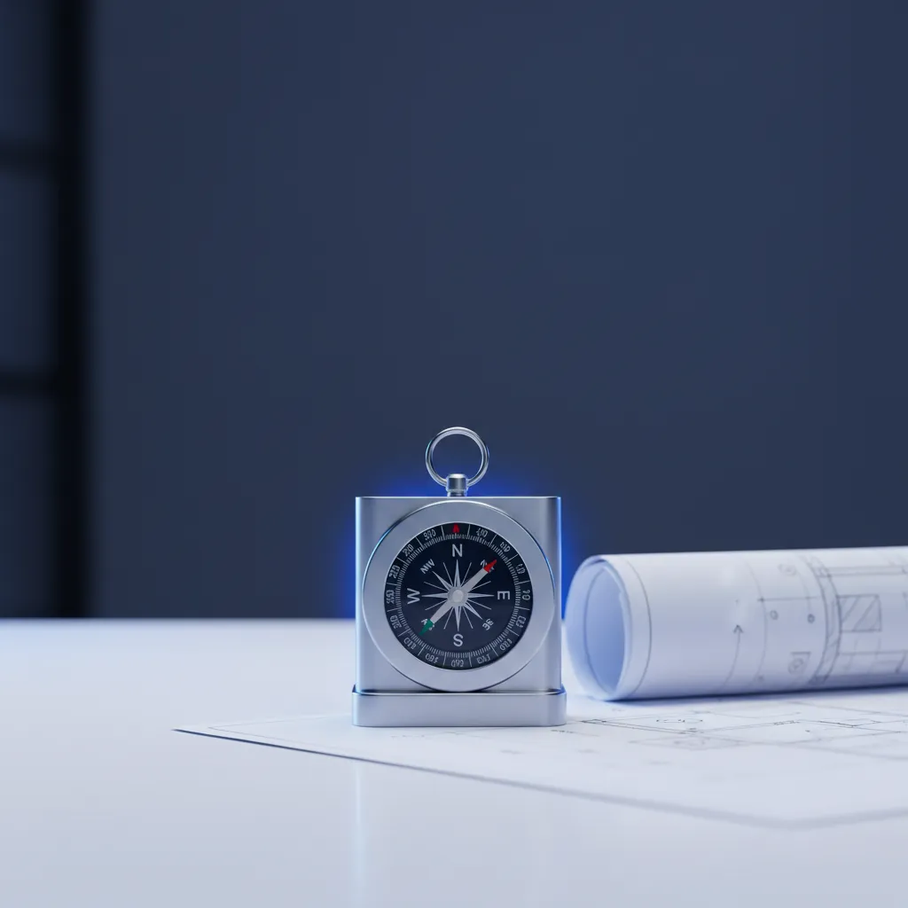 Professional guidance image representing search and direction