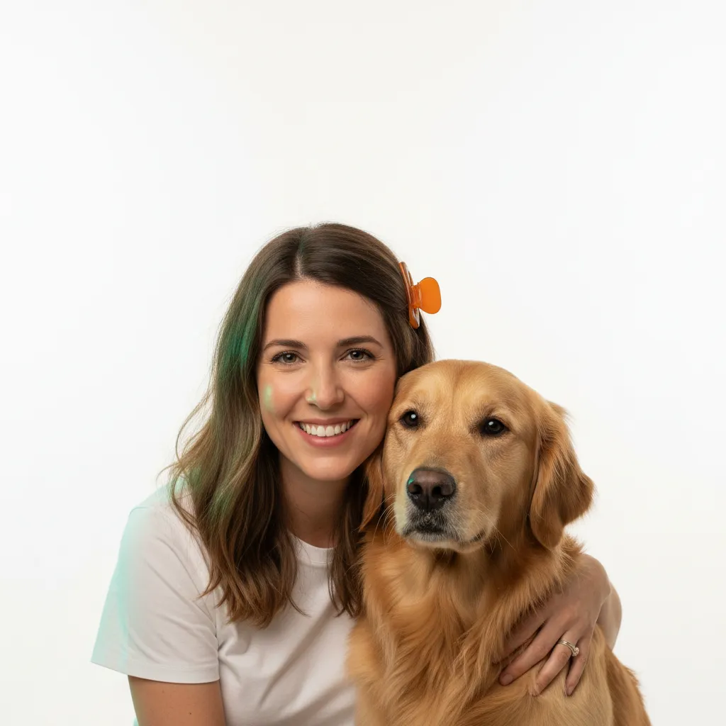 Sarah and her dog Charlie