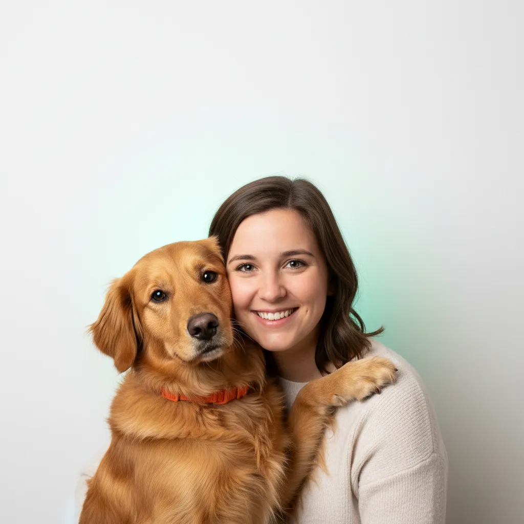 Emily and her dog Max