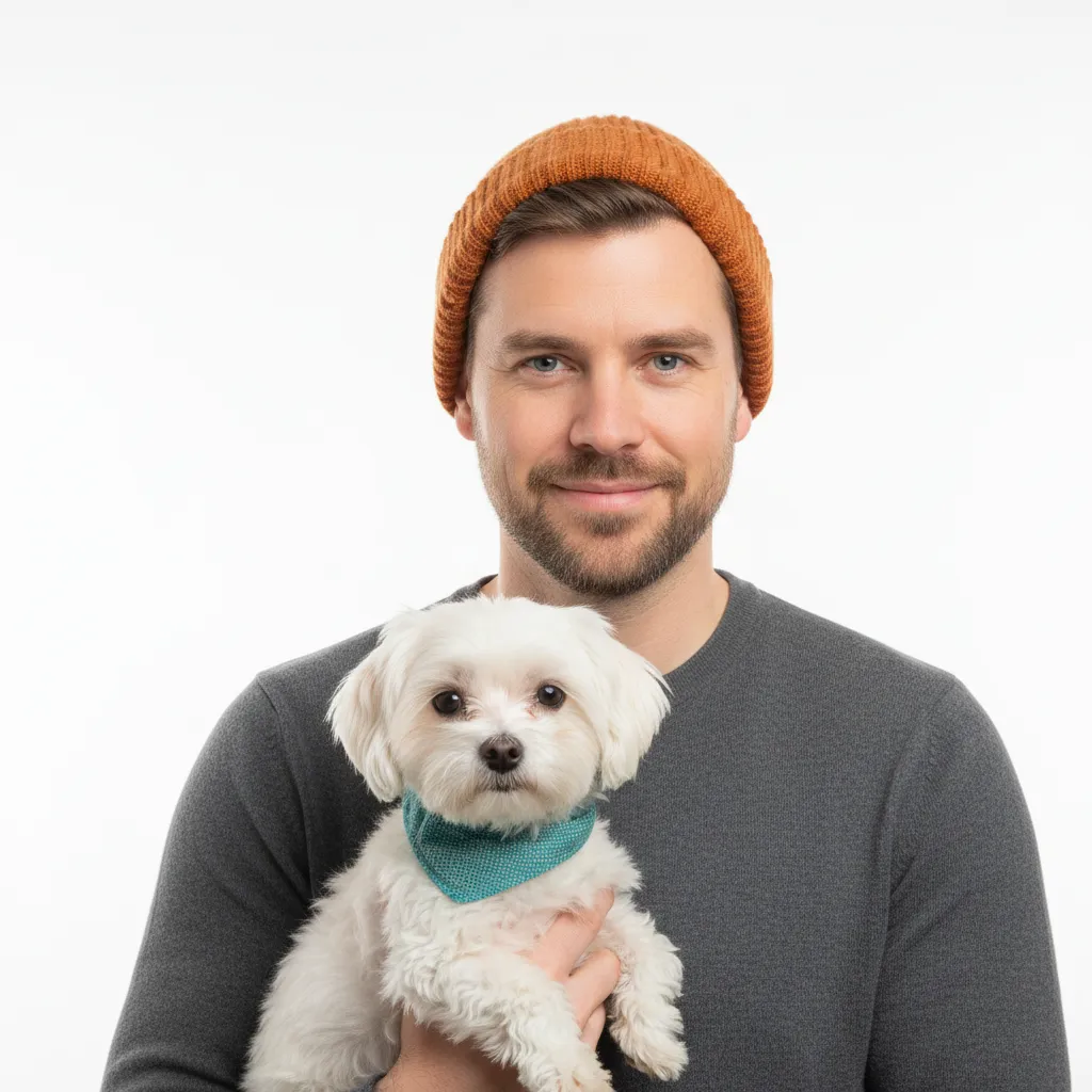 Mark and his dog Bella