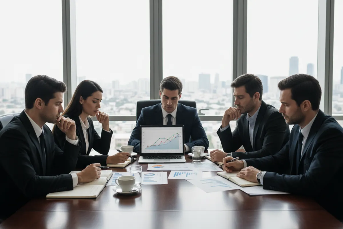 Stylized business valuation documents and reports representing audit-ready rigor