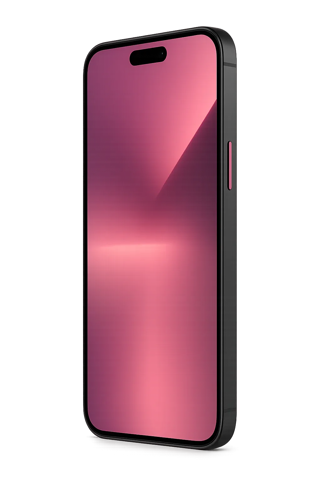 Sleek modern smartphone floating cutout displaying Pinkerton MSP mobile business phone VoIP dialer interface
