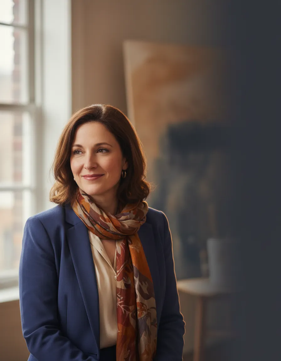 Warm, candid portrait of Kate